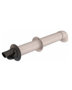 Ubb. rolux muurdoorvoer PP 60/100 5H bocht 87°