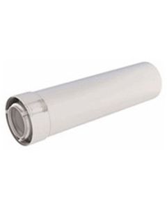 Ubb. ubiFit verlengbuis klemband conc PP/KS 80/125 2000mm WIT
