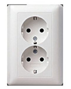 Gira dubbel wcd compact ra inbouw zwg