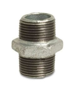 Dubbele nippel verzinkt 1 1/2" nr.280