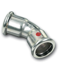 Sanha press verz. bocht 45° 15mm