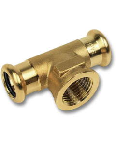 Sanha press RK overgangs t-stuk 28x1/2"x28mm lange bi