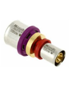 Bonfix Alu-pers rechte verloopkoppeling 26x16mm