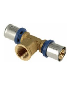 Bonfix Alu-pers t-stuk 20 x 1/2" bi x20 mm
