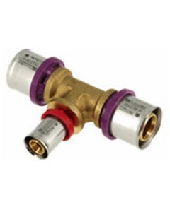 Bonfix Alu-pers verloop t-stuk 26x16x26mm