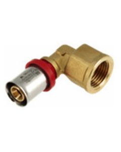 Bonfix Alu-pers knie 1/2" x 16 mm bi