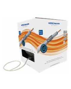 Coax kabel wit m blauwe binnenkern 4G ( 250mtr )