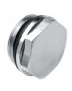 Bonfix radiatorblindstop 1/2" vernikkeld met o-ring