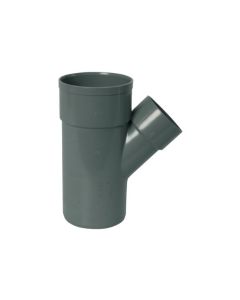 Pvc l-t-stuk 45° GR 75x40mm m/s
