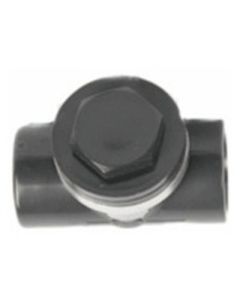 Terugslagklep met ontstopping