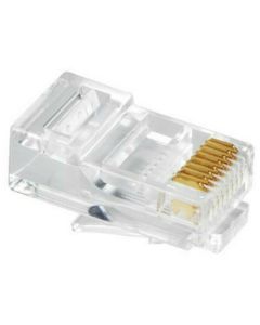 Utp modulair plug RJ 45 transparant