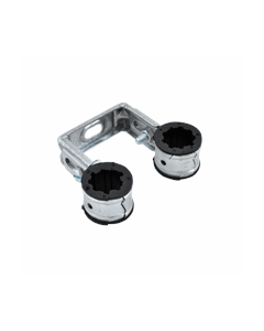 Dubbele muurbeugels.35+inlage u-model 28mm