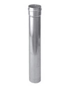 Rookgasbuis 80x250mm alu.
