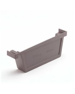 S-lon eindstuk voor bakgoot 180mm rechts