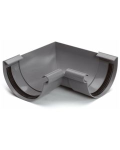 S-lon binnenhoekstuk voor mastgoot klem 125mm type extra