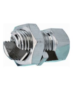 JMV Splitklem Mess Vernikkeld 25mm2