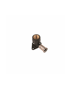 Henco muurplaat 16x1/2 pers x binnendraad kunstof + plug