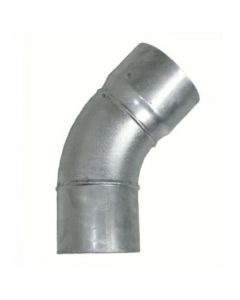 Gegalv. stalen bocht 45° 100mm
