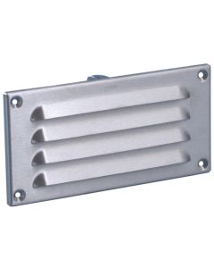 Rvs schoepenrooster 180x90mm