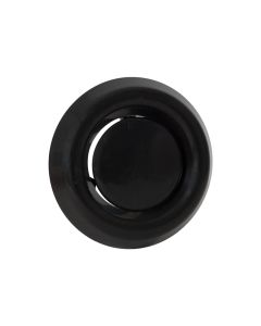 Afzuigventiel met klemmen kunststof Ø 100/125mm zwart