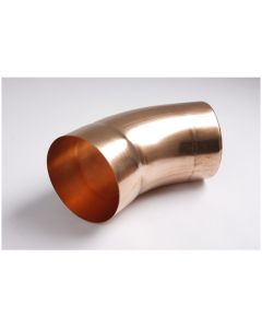 Koper bocht  Ø 80 40° m/vj