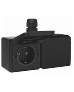Niko WD 2V WCD H 1xM20 hydro zwart steek