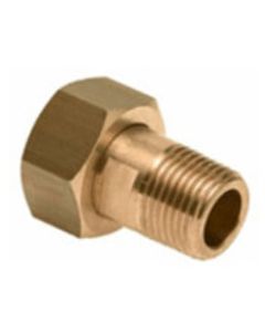 Bonfix messing 2 delige gas kopp 1" x 3/4"  bixbu