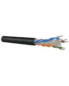 Outdoor U/UTP CAT6 Zwart per mtr.