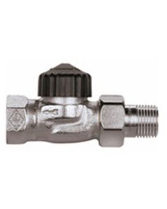 Heimeier afsluiter thermostatisch tegenstroom recht 1/2"