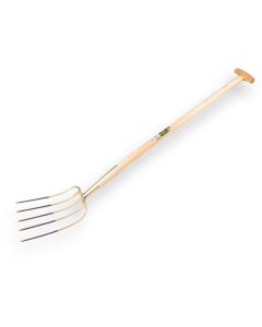 Mestvork OFFNER met 5 tanden, brons, met T-steel 100 cm.