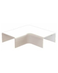 Canalit haakhoek wit leidingkanaal 25x13 Per 2 stk.