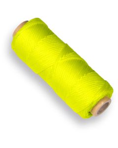 Labora uitzetkoord nylon, 1,4 mm dik, fluor geel, 50 meter.