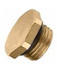 Bonfix messing Plug 1/4" voor Stopkraan