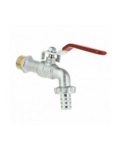 Kogeltapkraan met slangtule 3/4" k120