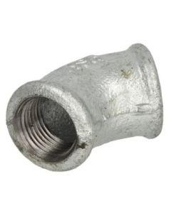 Bocht verzinkt 45° bi/bi  1" nr.41