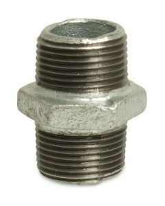 Dubbele nippel verzinkt  3/8" nr.280