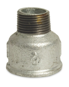 Verloopsoknippel verzinkt 1 1/4"x3/4"