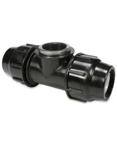 Tyleen t-stuk 40mm x1 1/4"x40mm bi