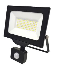Led breedstraler + pir 50W 830 IP65 
