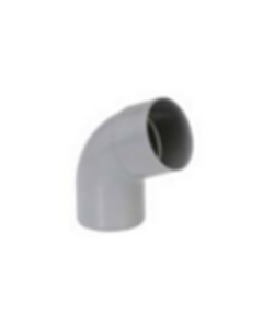 Pvc l-bocht 67° GR 110mm m/s