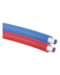 Unipipe plus 16x2mm+mantel 75mtr. BLAUW