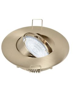 Inbouwspot Kantelbaar Chroom Brede Rand (ROND)
