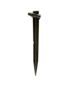 Eindgrondpen (plantstekker) zwart