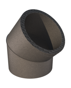 Ubb. HR-WTW bocht 45° 125mm 