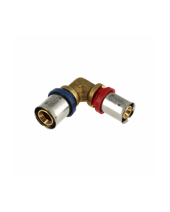 Bonfix Alu-pers verloopknie 16 x 20 mm