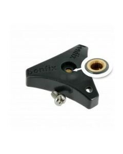 Kunststof knop met messing insert + schroef 71606-71607 (5Y)