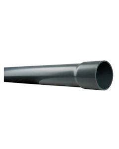 Pvc buis PN10 63x2,4mm met tromp L=5  (p/mtr)