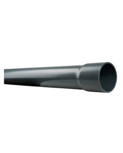 Pvc buis PN10 90x3,5mm met tromp L=5 (p/mtr)