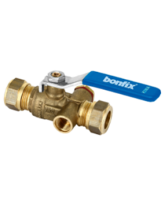Bonfix kogelstopkraan 12 mm knel-aft K