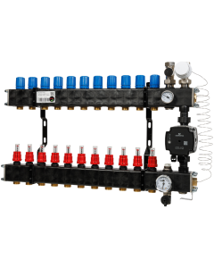VTE comp vloerverw.verdeler Grundfos UPM3-11 groeps